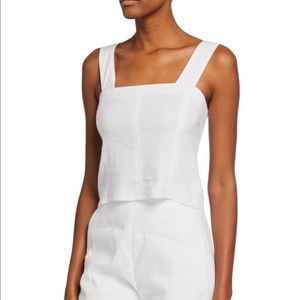 Vince - wide-strap cropped shell